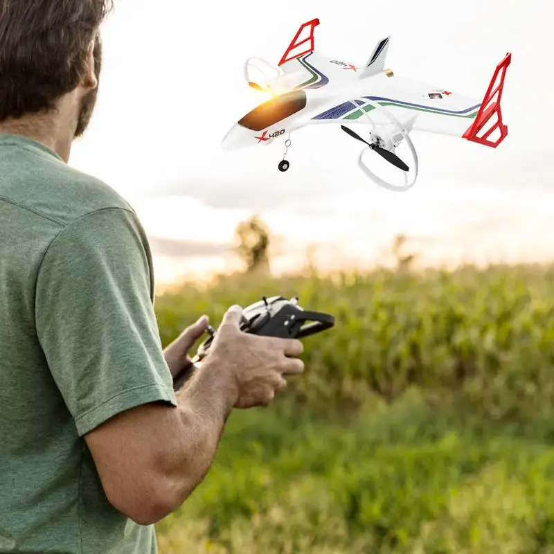 

For WLtoys X420 Six - Channel Brushless Vertical Takeoff Landing Aerobatic Aircraft Foam Glider Drone RC Airplane RC Toy