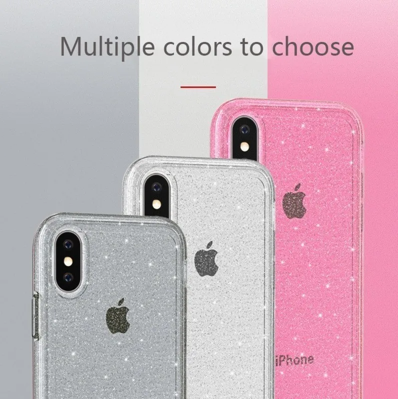 Чехол для телефона Apple Iphone X Xr Xs Max Роскошные блестящие мягкие силиконовые