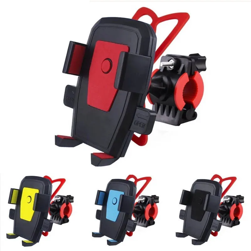 

360 Degree Rotatable Phone Bike Holder Bracket Clamp Mount Bicycle Stand Very Stable Rack Universal Mountain Bike Cycling Parts