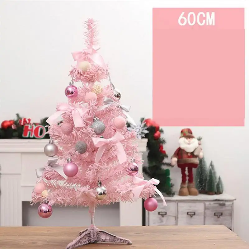 Pink Christmas Tree With Led Light Diy Artificial Pink Christmas Tree With Led Light Diy Artificial Xmas Party Holiday Ornament Home Decor Office Decorations In Trees From Garden On
