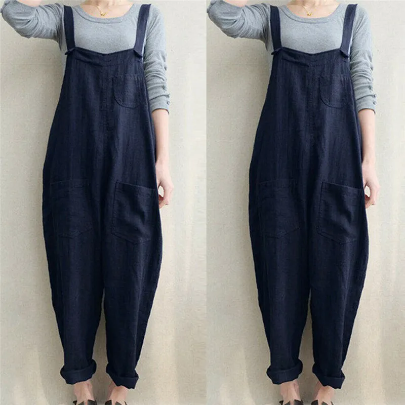 2019 Fashion Women's Jumpsuits Womens Sleeveless Dungarees Rompers Jumpsuit Loose Pants Overalls Playsuits Plus Size Jumpsuits 2019 Fashion Women's Jumpsuits Womens Sleeveless Dungarees Rompers Jumpsuit Loose Pants Overalls Playsuits Plus Size Jumpsuits