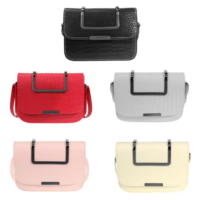 

Fashion Crossbody Bags for Women PU Leather Messenger Totes Handbag Stone Pattern Simple Shoulder Bag Casual Mini Bolsa Feminina