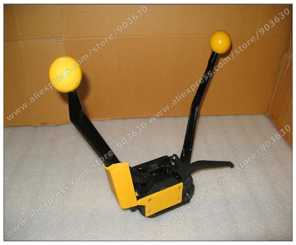 A333 Strapper Manual Sealless Steel Strapping Machine Steel Strip Packing Machine Strapping Tensioner Banding Tool for 13-19mm