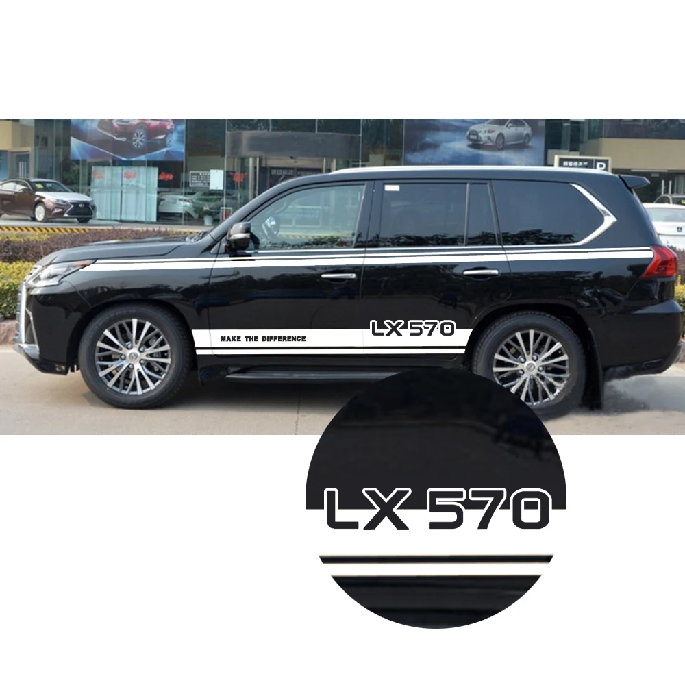 Наклейки сделай сам на заказ для кузова автомобиля Lexus LX570 двухсторонняя наклейка