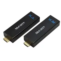 Новый W2H NANO беспроводной HDMI удлинитель 100ft FHD 1080 p AV комплект передатчика для HDTV PC dvd-проектор высокое качество