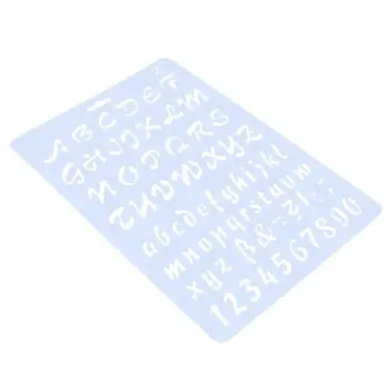 

Letters Numbers Template Ruler DIY Photo Album Hollow Stencils Drawing Tool