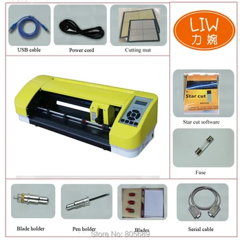 

latest design mini cutting plotter - LIW380 desktop cutter Desktop small A3 size contour cutting plotter