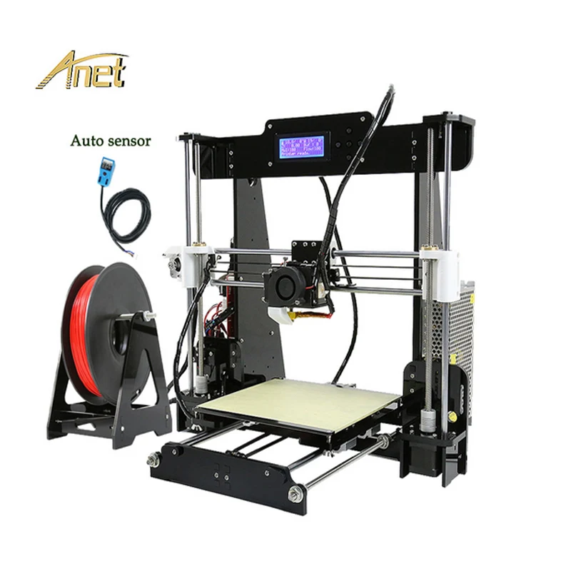High Resolution Auto Leveling Normal Anet A8 3D Printer Prusa i3 Desktop 3D Printer DIY Kit