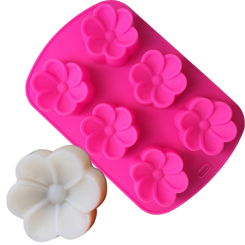 

DIY Egg Flower Gardenia Flower-shaped Silicone Mold for Cake and Rice Cake Chocolate Moon Cake Manual Soap Mold Kitchenaid
