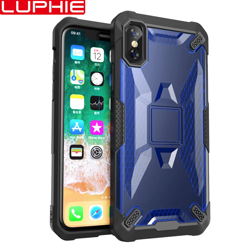 Прочный защитный ударопрочный чехол для телефона iPhone XR XS MAX X 6 6S 7 8 Plus Бампер