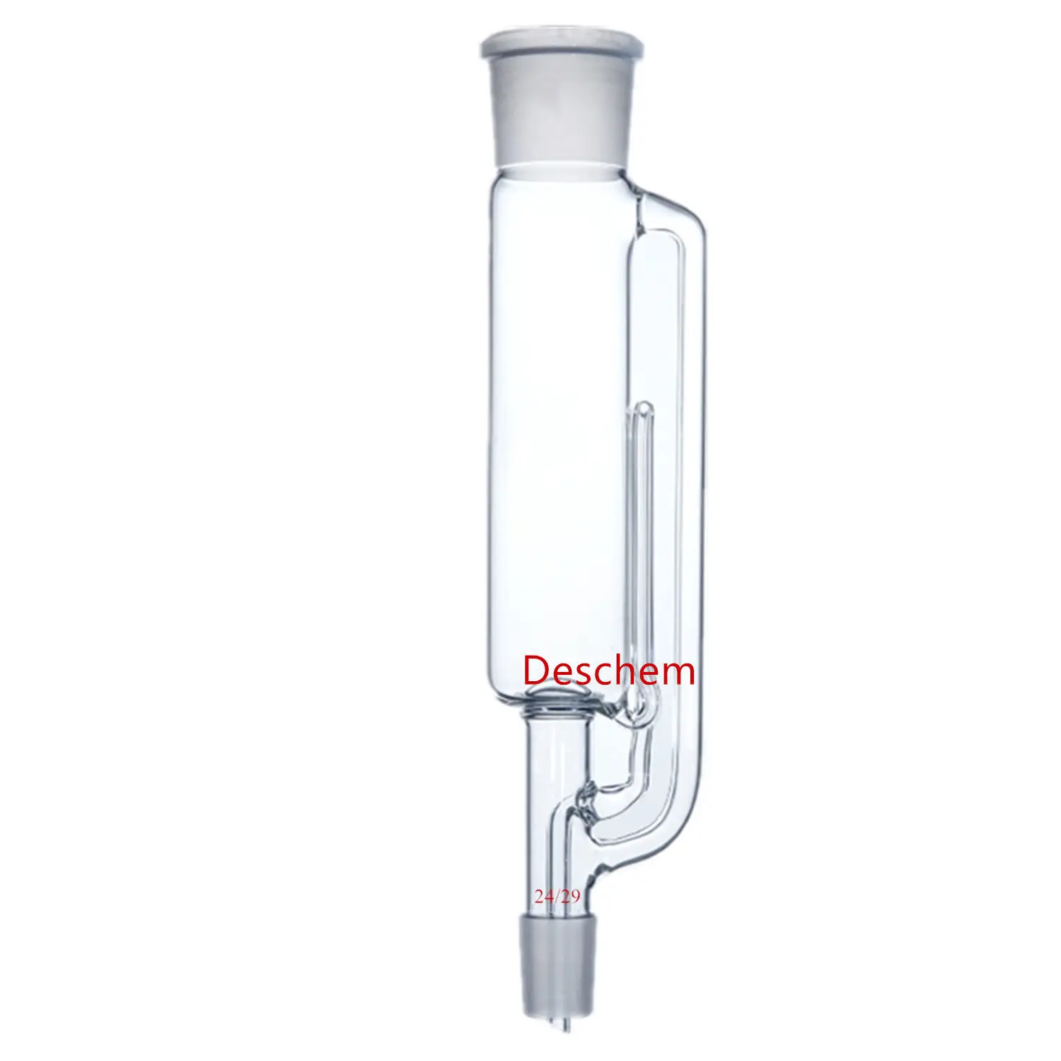 Deschem 500ml 24/29 Glass Soxhlet Extractor Body,W/Graham Coil Condenser