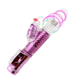Nuevo Cuerpo de Conejo Estimulación Del Clítoris Masajeador Vibrador Punto G Rotación Vibrante Juguetes Sexuales para Mujer Productos para Adultos S034 Nuevo Cuerpo de Conejo Estimulación Del Clítoris Masajeador Vibrador Punto G Rotación Vibrante Juguetes Sexuales para Mujer Productos para Adultos S034