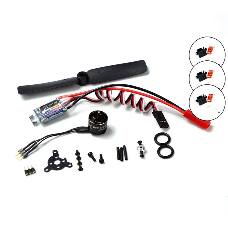 

AEORC AFM1106 1108 1306 1308 2S Mini Power System Combo Set MF1306 MC1108 3300K Motor With 5A 10A ESC 4025 Servo Propeller