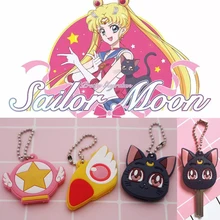 Аниме Сейлор Мун Луна Фиолетовый кот брелок косплей милый кулон брелок часы на цепочке для рождественского подарка
