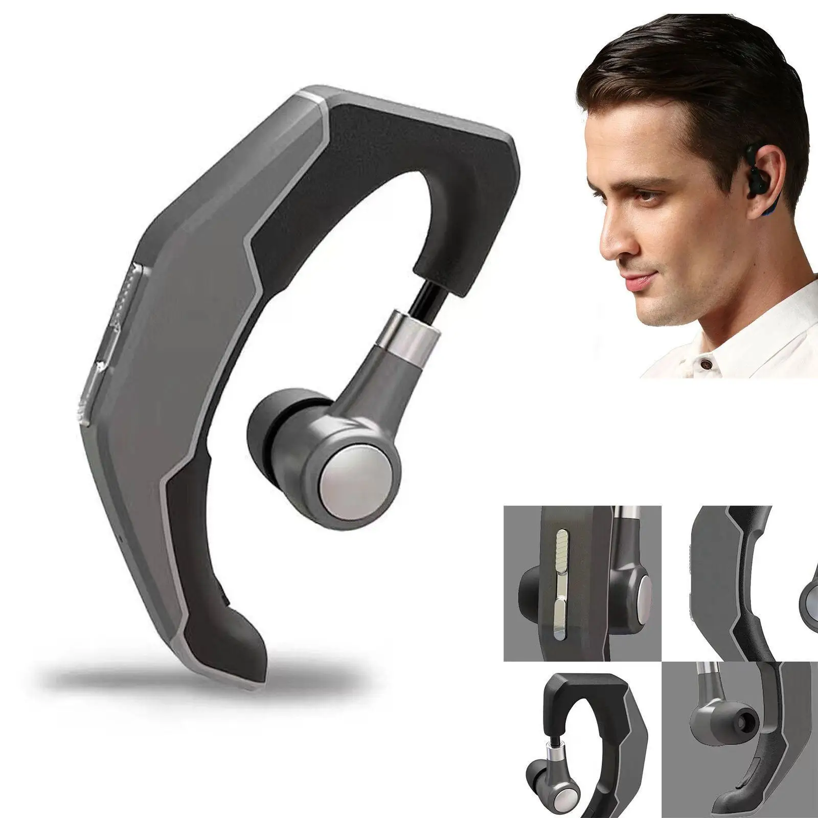 Wireless Earphones Bluetooth V4 0 Headphones Headsets Noise Cancelling for iPhone XS XR X SE 8Plus Samsung A9 A8 S9 S8 J7 J5