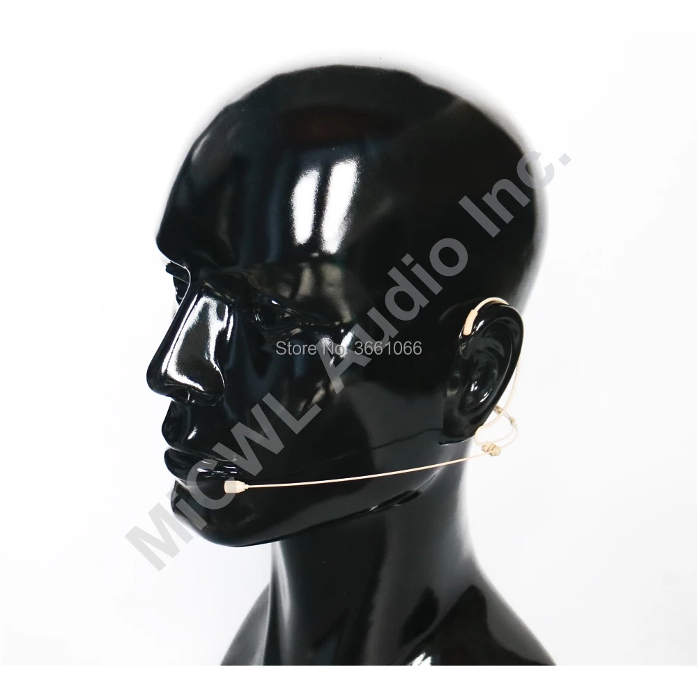 Nuovo Microfono A Condensatore Per Auricolare Beige Microfone Copricapo Vocale Per Sennheiser G2 G3 G4 Shure Ulx Ur4D Slx Microfoni Di Sistema Wireles