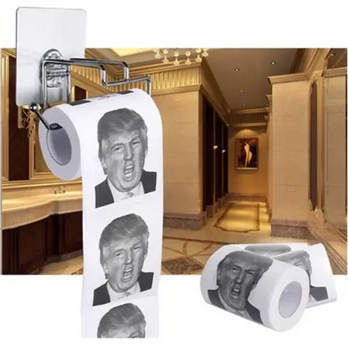 Горячая Дональд Трамп$100 доллар купюр туалетная бумага рулон Новинка смешной подарок самосвал Трамп туалетная бумага