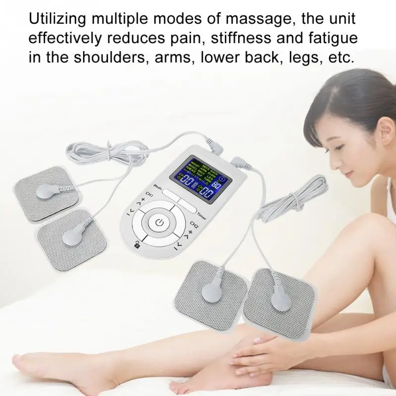 Tens Machine Digital Electrical Acupuncture Full Body Health Care Massager Pulse Neck Back Muscle Stimulator Pain Fatigue Relief Tens Machine Digital Electrical Acupuncture Full Body Health Care Massager Pulse Neck Back Muscle Stimulator Pain Fatigue Relief