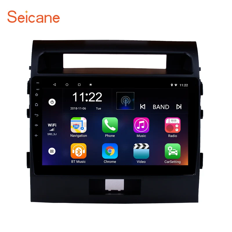 

Seicane 2Din 10.1 Inch Android 8.1/7.1 Car Radio Stereo GPS Navigation Head Unit For 2007 2008 2009 2010-2017 Toyota Cruiser FJ