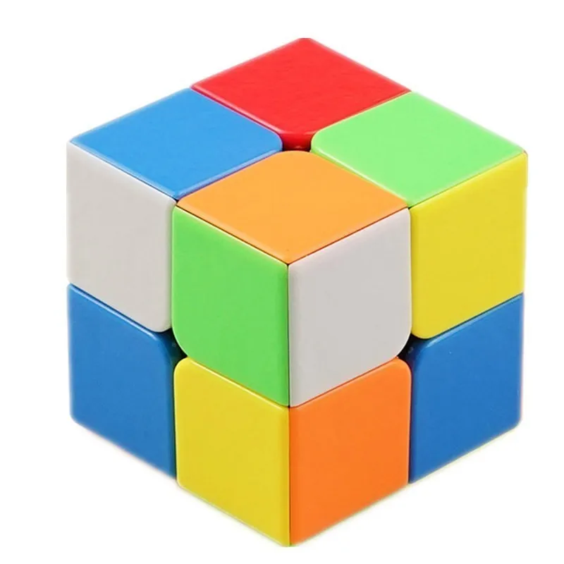 ShengShou 50 мм Божья драгоценность 2x2x2 магический куб 2 на волшебный полосы цветные