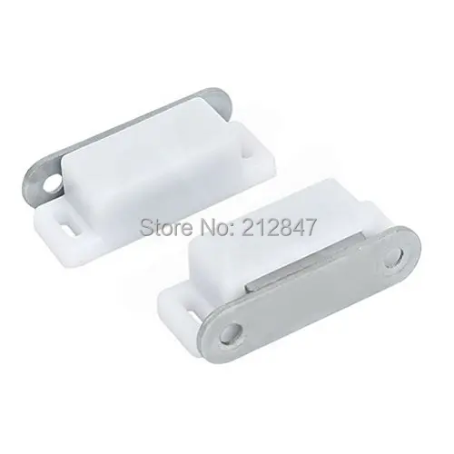 

Cupboard Cabinet Closet Plastic Magnetic Catch Door Latch Clip 45x18x15mm 2pcs