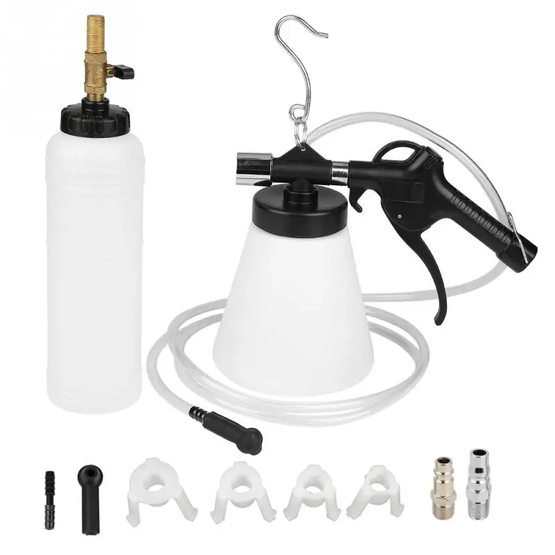Pneumatic Car Brake Fluid Bleeder Oil Pumping Machine Brake Oil Replacement Tools Kit