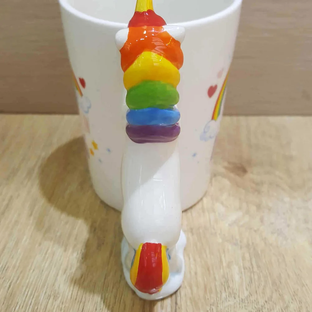 Кружки для кофе с единорогом керамические кружки ручкой милые 3D воды мультяшными