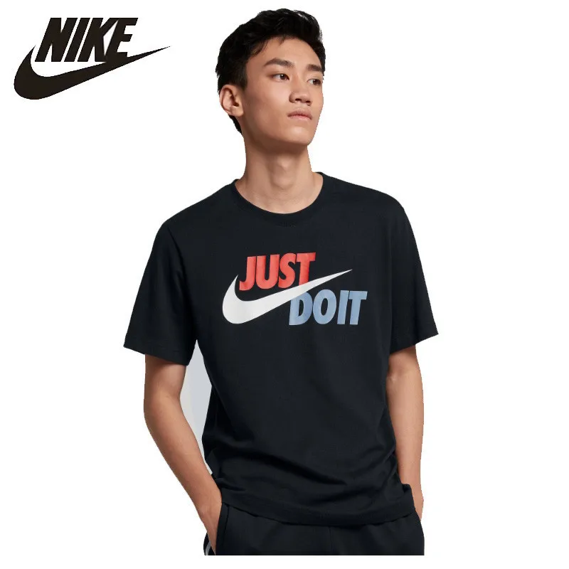 

Nike Official SPORTSWEAR JDI Men Running T-shirt Quick Dry Cotton Support Outdoor comfortable Sportswear #AR5007