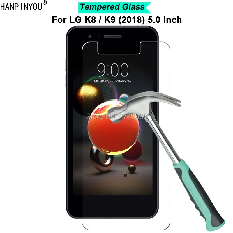 Для LG K8/K9 (2018) 5 0 &quotновая твердость 9H 2.5D ультра-тонкая закаленная Защитная
