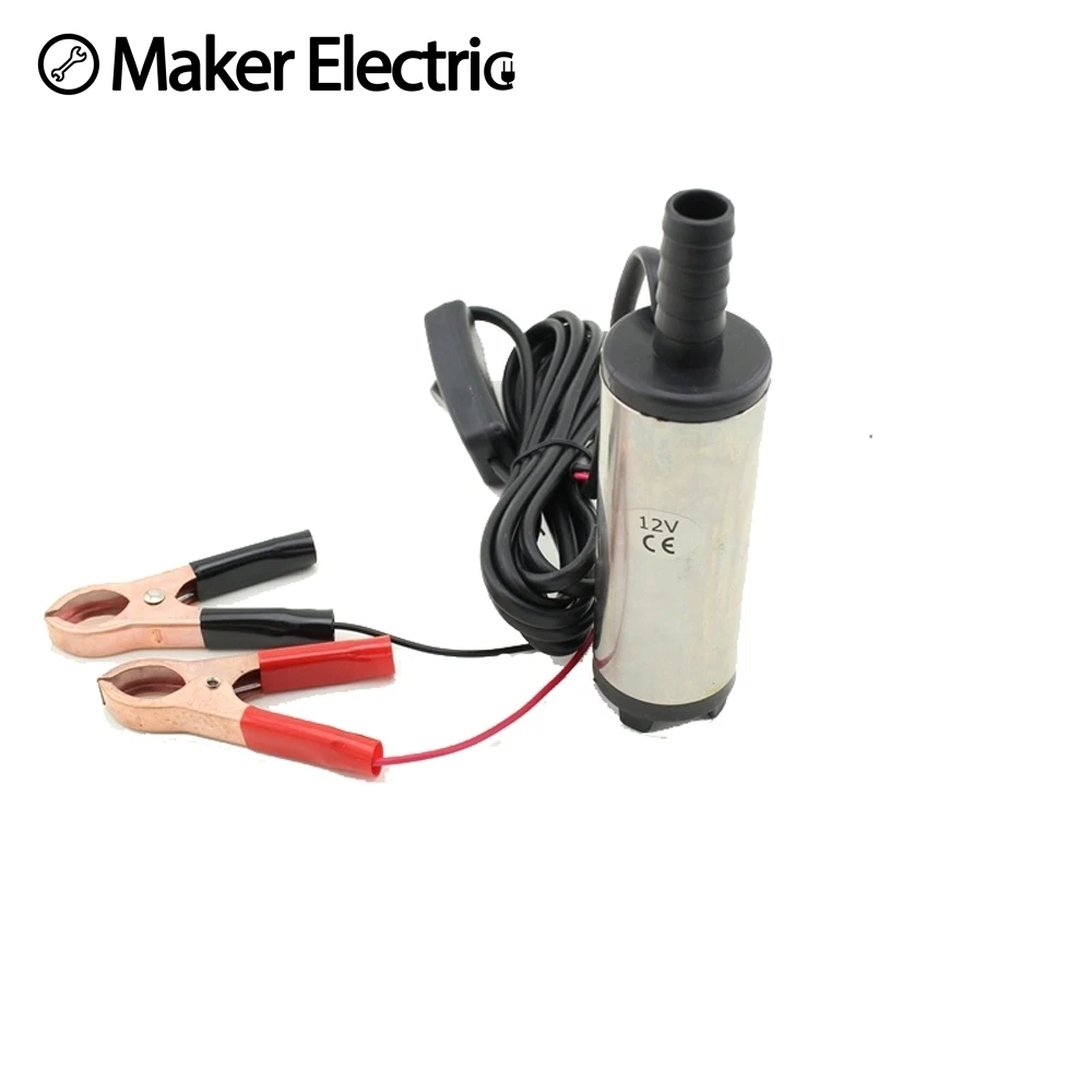 

High Quality DC 12/24V Submersible Diesel Fuel Water Oil Pump On/Off Switch Car Camping Portable