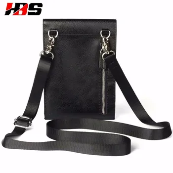 

Phone Case For Asus Zenfone 2 3 5 5z 2018 500kl Max 4 Pro Plus Zipper Holster Cover Double Pockets Pouch With Belt Shoulder Bag