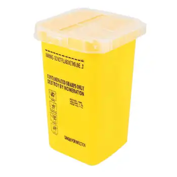 

1pc Medical Tattoo Plastic Container Disposable Sharp needle tip Box Tattoo Artists buckets collection barrels