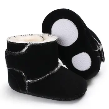 

Warm Christmas Red Newborn Baby Boys Girls Boots Winter Infant Toddler First Walker Booties Booty Crib Babe Soft Sole Shoes