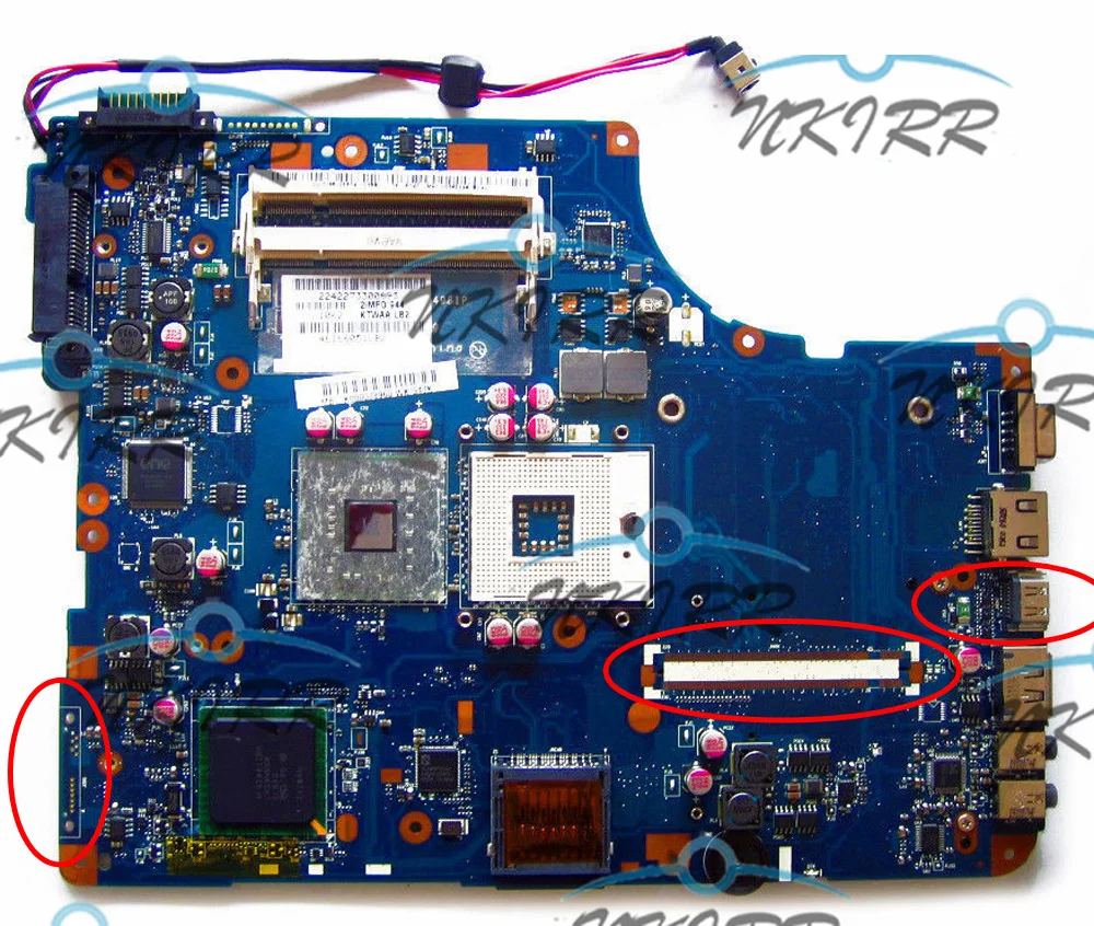 

KSWAA LA-4982P KTWAA K000086470 LB2 K000092140 LB4 S478 HDMI MotherBoard for Toshiba satellite L505 L500 L550 L555