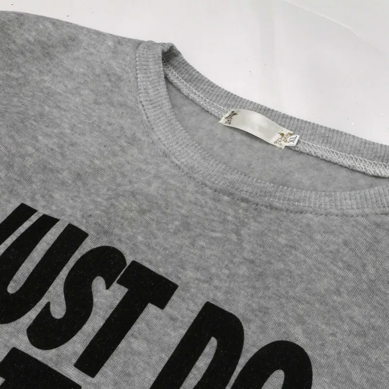 Just Do Nothing sudaderas mujer модная женская Повседневная Толстовка с длинным рукавом, джемпер, пуловер, толстовка, топы, рубашки, толстовки для женщин