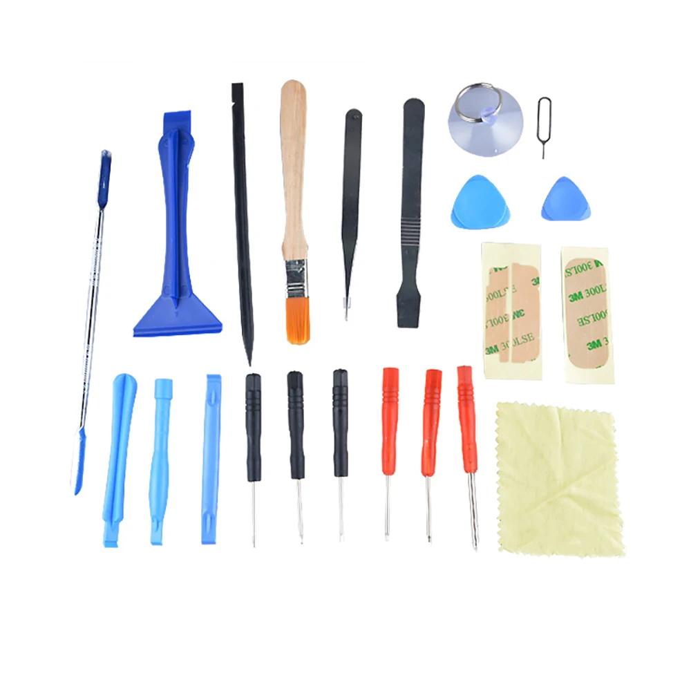 

22 In 1 Mobile Phone Repair Hand Tool Kit Screwdriver Set Tweezers Metal Plastic Spudger Pry Opening Tools