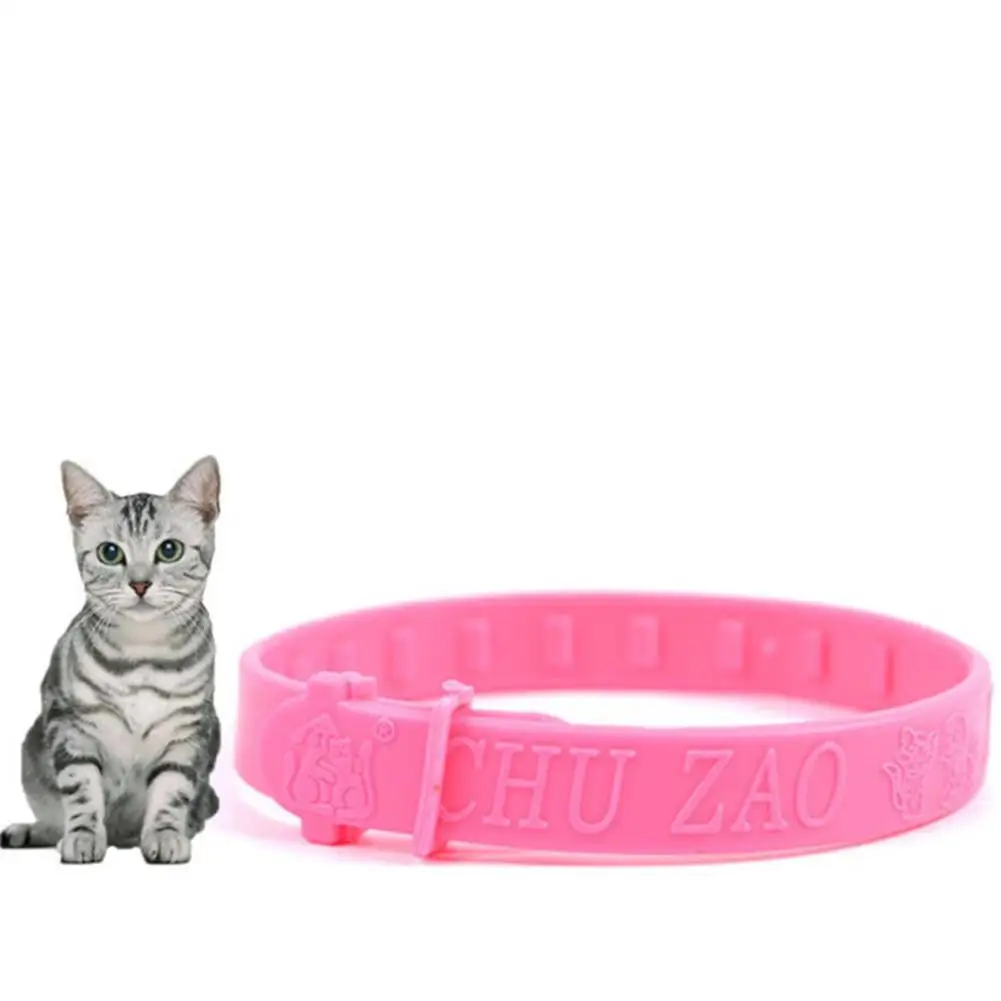 

SaiDeng Adjustable Pet Collar Anti-insect Rubber Strap Fleas Ticks Mites Louse Mosquito Repellent Neck Ring for Cat-25