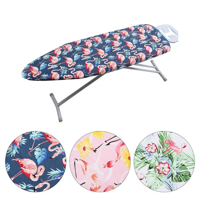  Flamingo Ironing Board Heat Resistant Space Saving Ironing Board Ironing Table with Durable Breatha