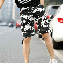 Мужская военная одежда армейские короткие охотничьи шорты для походов и рыбалки повседневные камуфляжные карго шорты мужские прямые свободные шорты