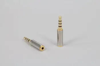 

1000pcs/Lot, 3.5mm Jack 4pole Audio Adapter Male Plug to Jack 2.5mm 4pole Female Jack Socket Earphone Extended Connector Adapter