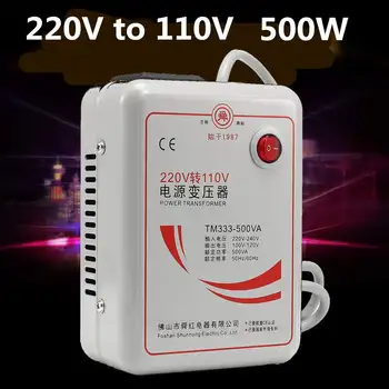 

AC 220v to 110v Inverter Charger Voltage Transformer Step Down Converter Voltage Converter 500 Watts Adapter Pure Copper Coil