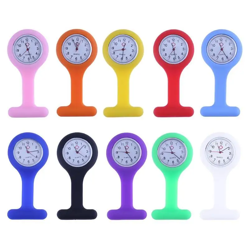 

Nurses Watch Fob Silicone Band Strap Medical Hospital Nurse Watches