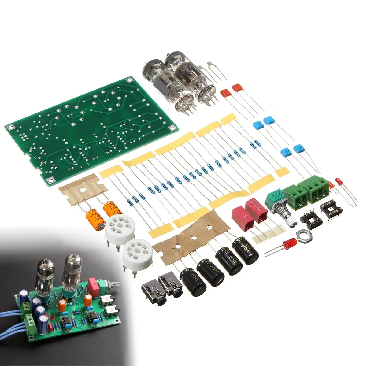 Class A 6J5 Vacuum Tube Preamp Preamplifier HIFI Headphone Amplifier