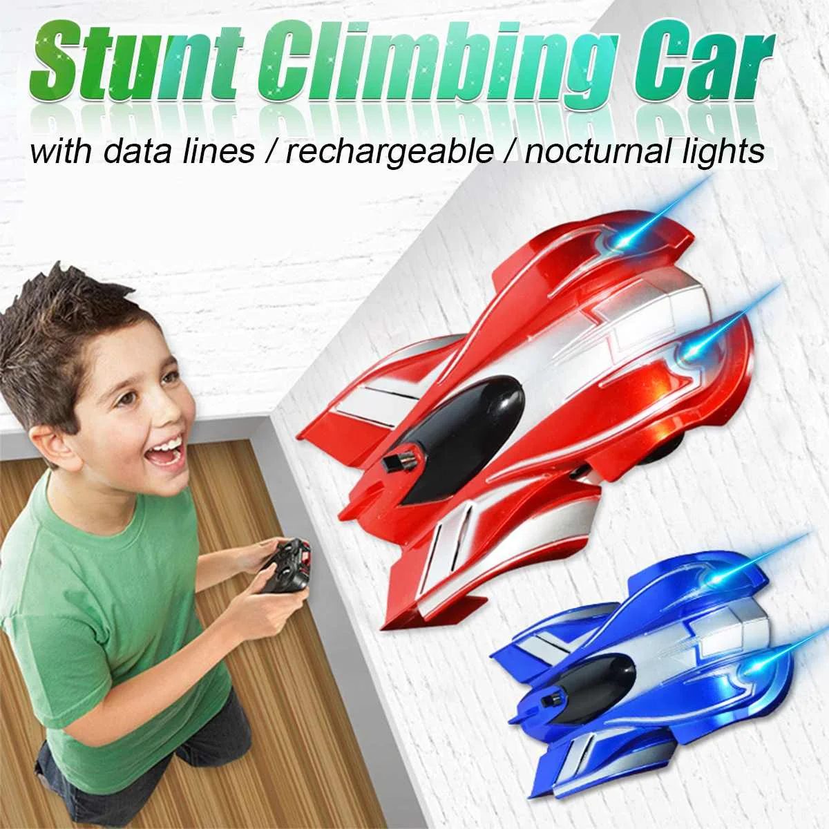 Gravity Defying RC Stunt Wall Climbing Car Remote Control Anti Gravity