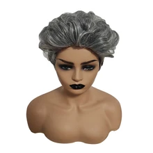 Новинка, парик из коротких вьющихся волос, парик из натуральных волос, женский парик