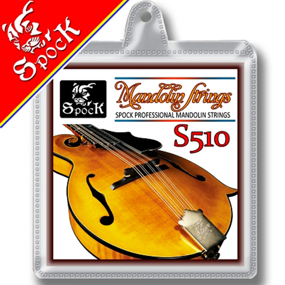 

Spock S510 Mandolin Strings Silver Plated Copper Wound 8pcs/1set Mandolin Strings Plated Steel Core