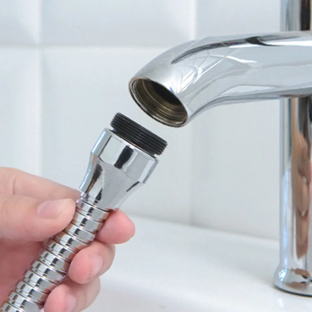 Faucet Nozzle Filter Water Faucet Bubbler Aerator Stainless Steel 360 Degree Rotatable Water Saving Faucet Tap Aerator Diffuser