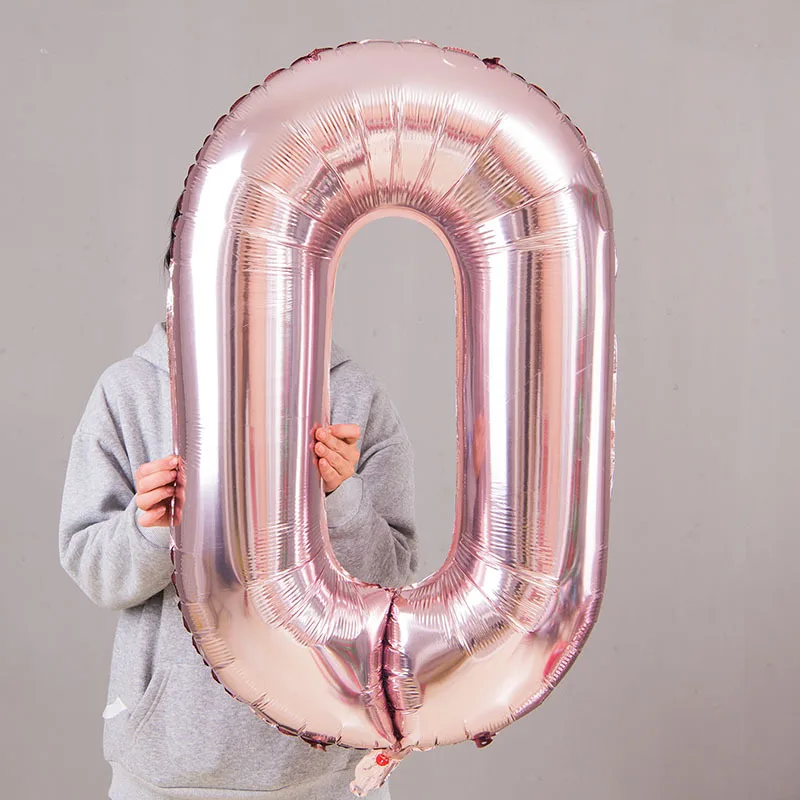 32 дюйма Количество воздушных шаров из розового золота воздушный шар из фольги 18th 30th День рождения украшения для взрослых и детей пользу/воздушные шары вечерние Supplise