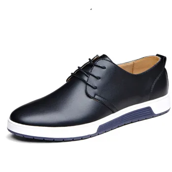 

Men Shoes Casual Fashion Work Shoes Blue Black Brown Flat Shoes Men Breathable Footwear Male Driving Shoes