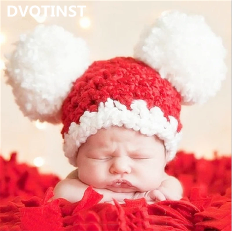 Dvotinst детский реквизит для фотосъемки вязаная крючком шапка новорожденных шляпа